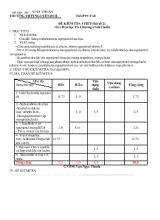 Đề kiêm tra 1 tiết (bài số 2) môn Hóa học 10